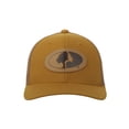 thumbnail image 1 of Mossy Oak® Gold 6-Panel Cap – Structured with Leather Patch, Snapback, One Size, 1 of 8