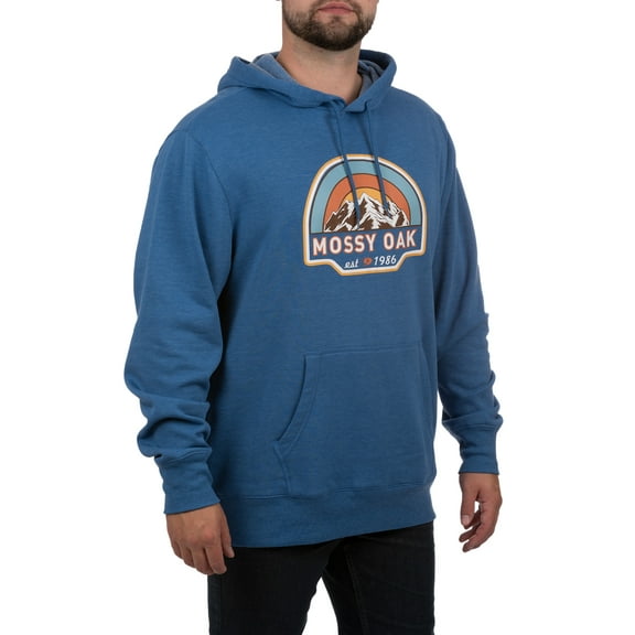 Mossy Oak Men's Graphic Hoodie with Long Sleeves