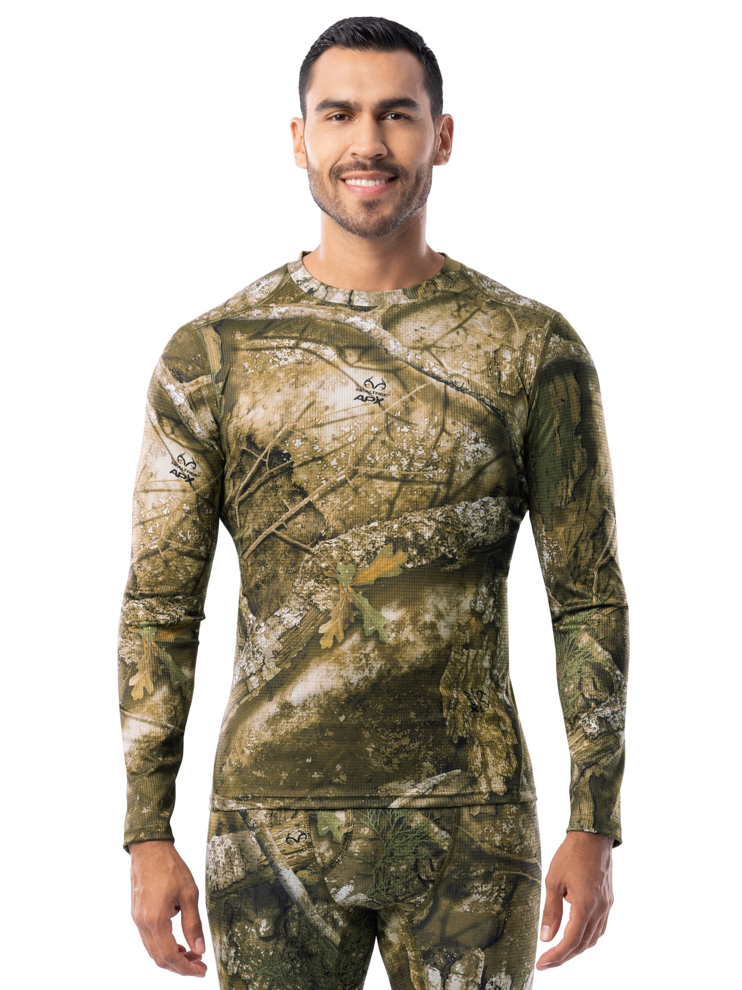 Mossy Oak Men's Gridtech Performance Thermall Shirt, Mossy Oak Terra Gila, XL
