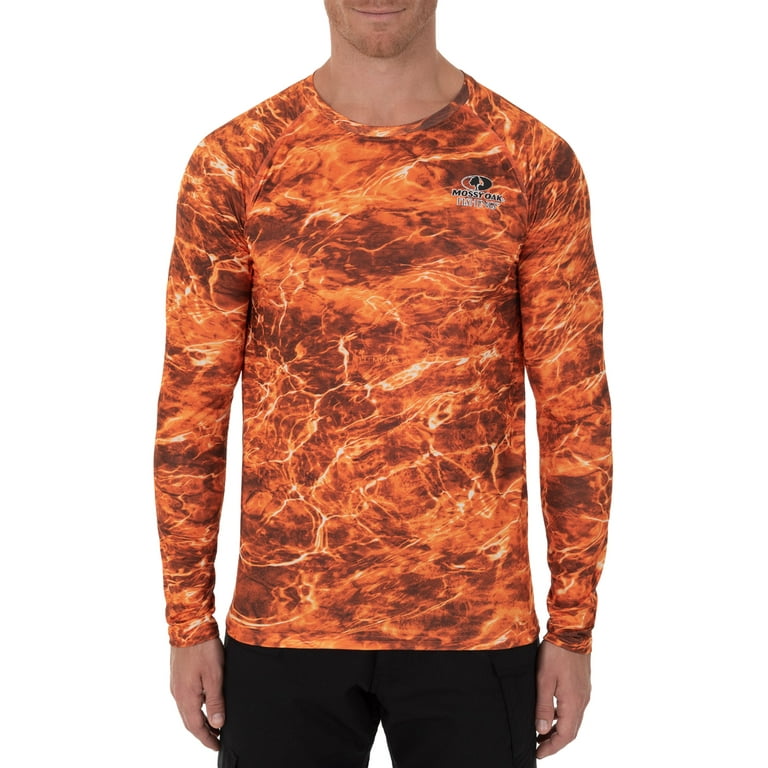 Mossy Oak Men's Country DNA Long Sleeve Performance Tee Shirt