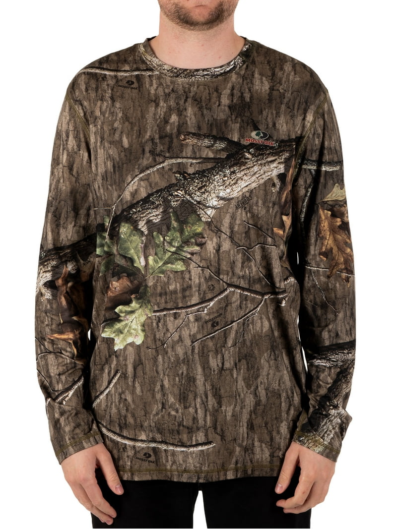 Mossy Oak men's Camo Hunting Performance Shirt Collection