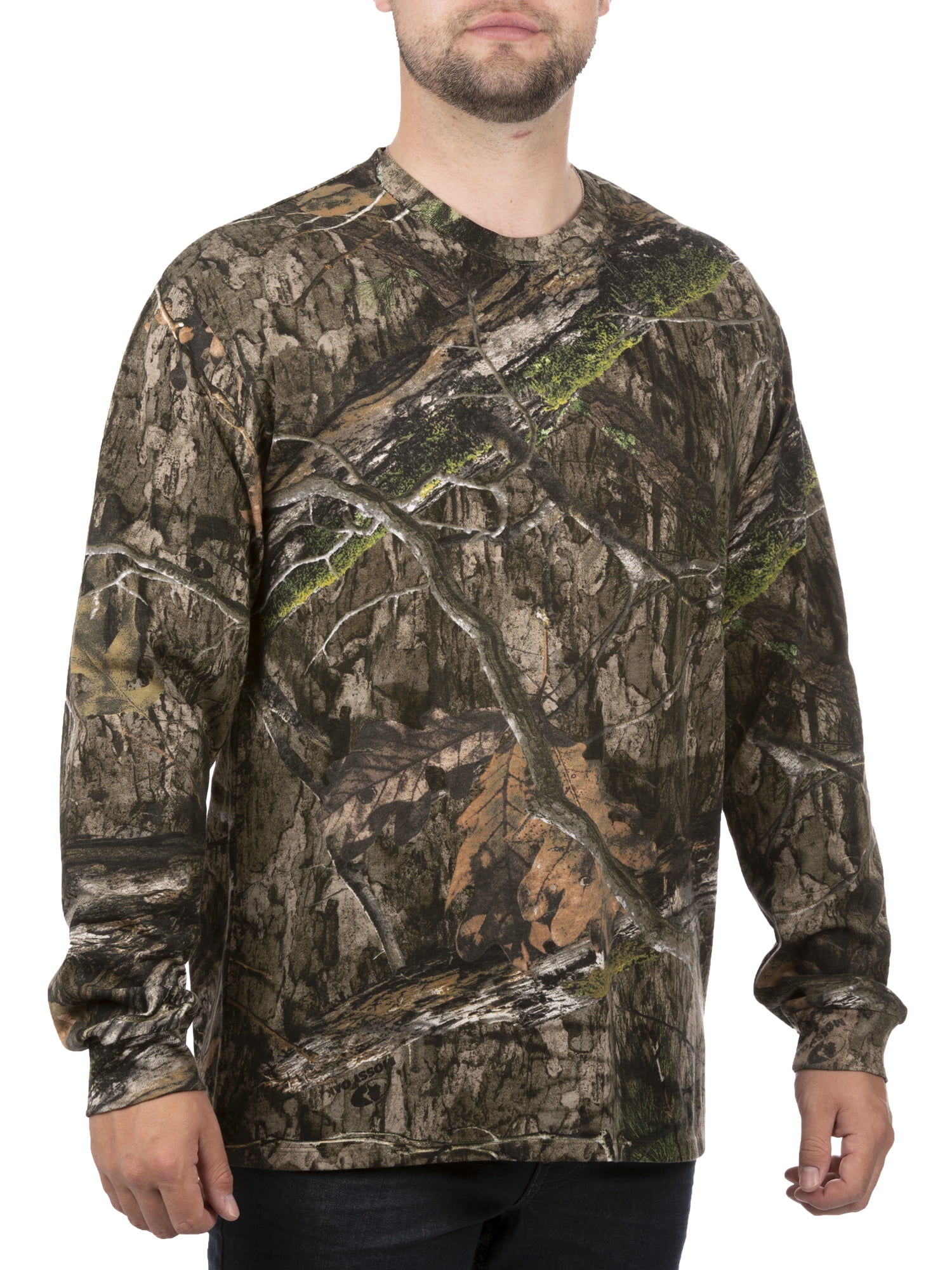 Mossy Oak Men's Long Sleeve Hunting Shirts, Camouflage