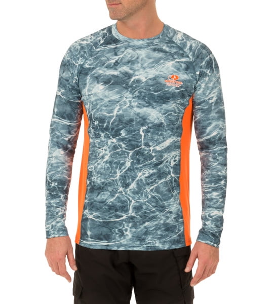 LRD Fishing Shirts for Men Long Sleeve UPF 50 Sun Protection Performance  Shirt Redfish Gray - XXXL 