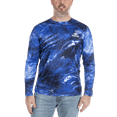 thumbnail image 1 of Mossy Oak Men's Long Sleeve Performance Tee, Mossy Oak Wakeform Dark Blue, Size Extra Large, 1 of 2