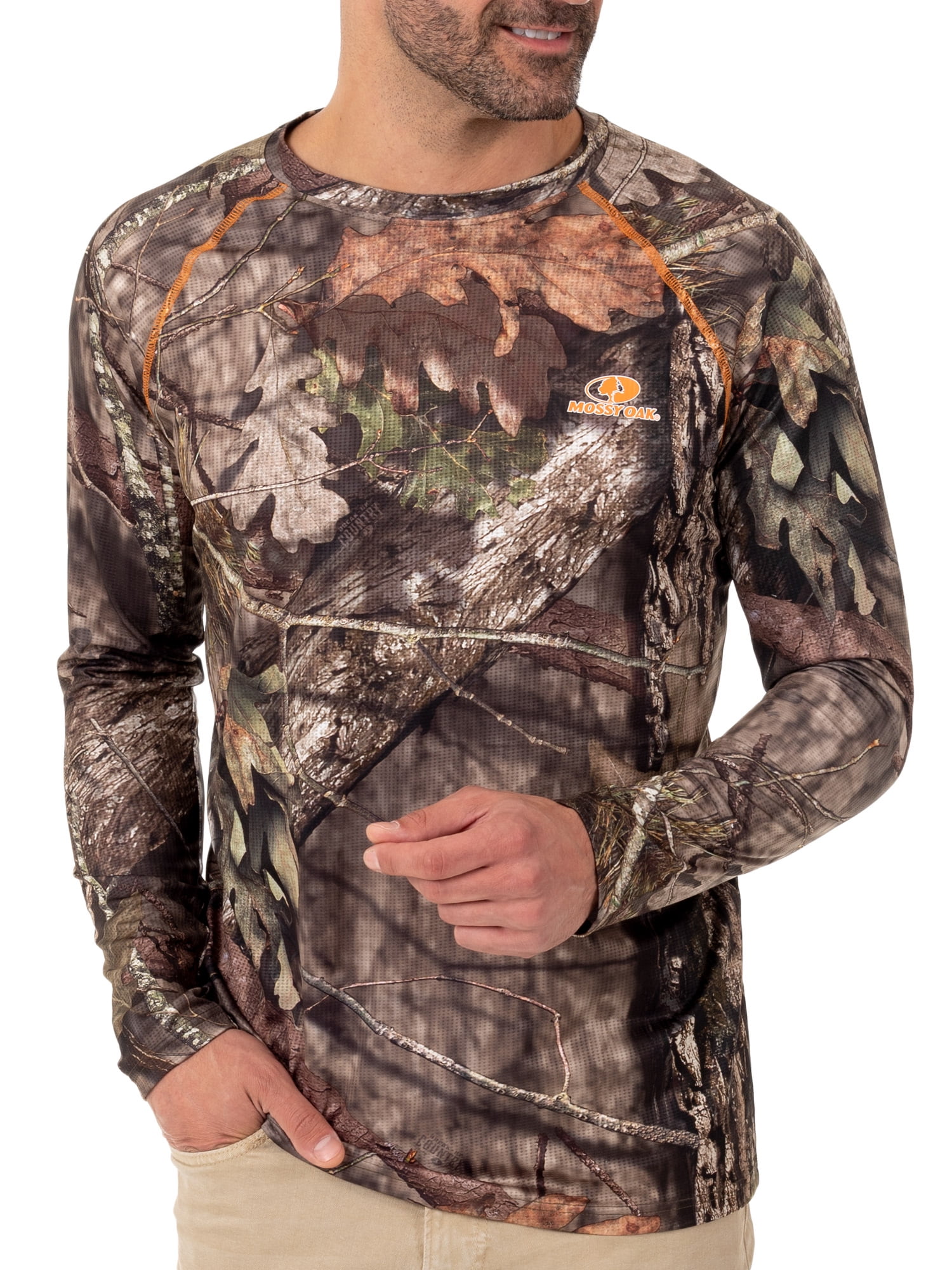 Mossy Oak Men's Long Sleeve Performance Thermal Tee - Walmart.com