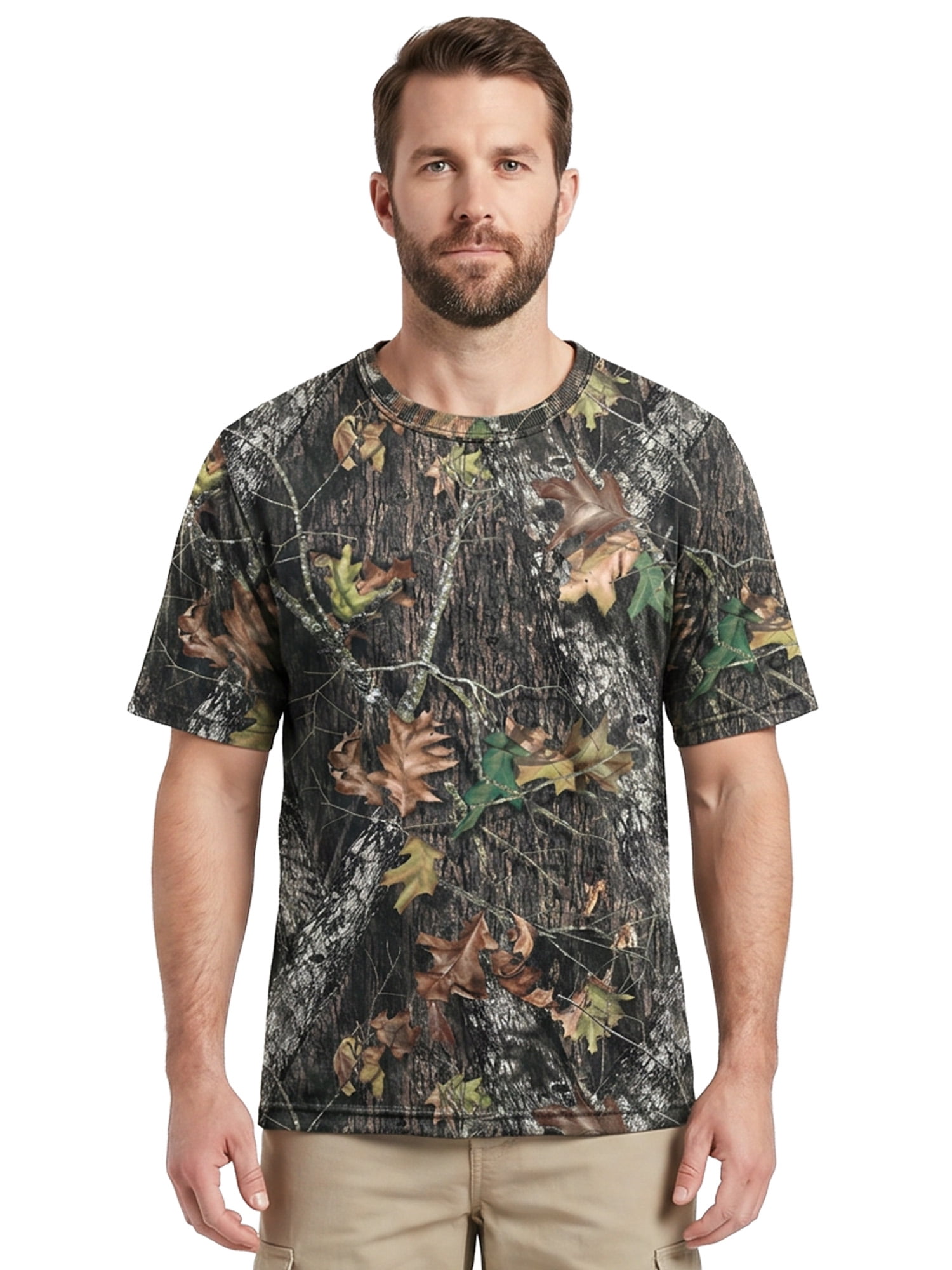 Mossy Oak Men's Long Sleeve Scent Control Hunting Camouflage T-Shirt, New Breakup, 3XL