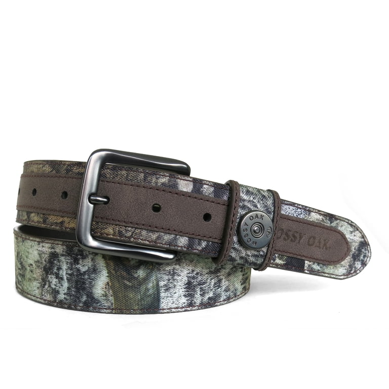 Blazin Roxx Mossy Oak Breakup Camo Leather Belt Size Small 38” end to end Blazin Roxx Mossy Oak Breakup Camo Belt – Cowgirl Kim main image 4