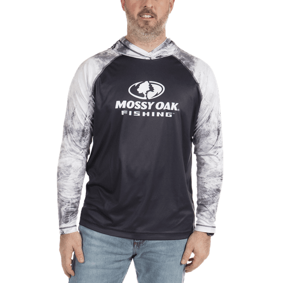 Mossy Oak Men's Performance Hoodie, Magnet, Size Medium