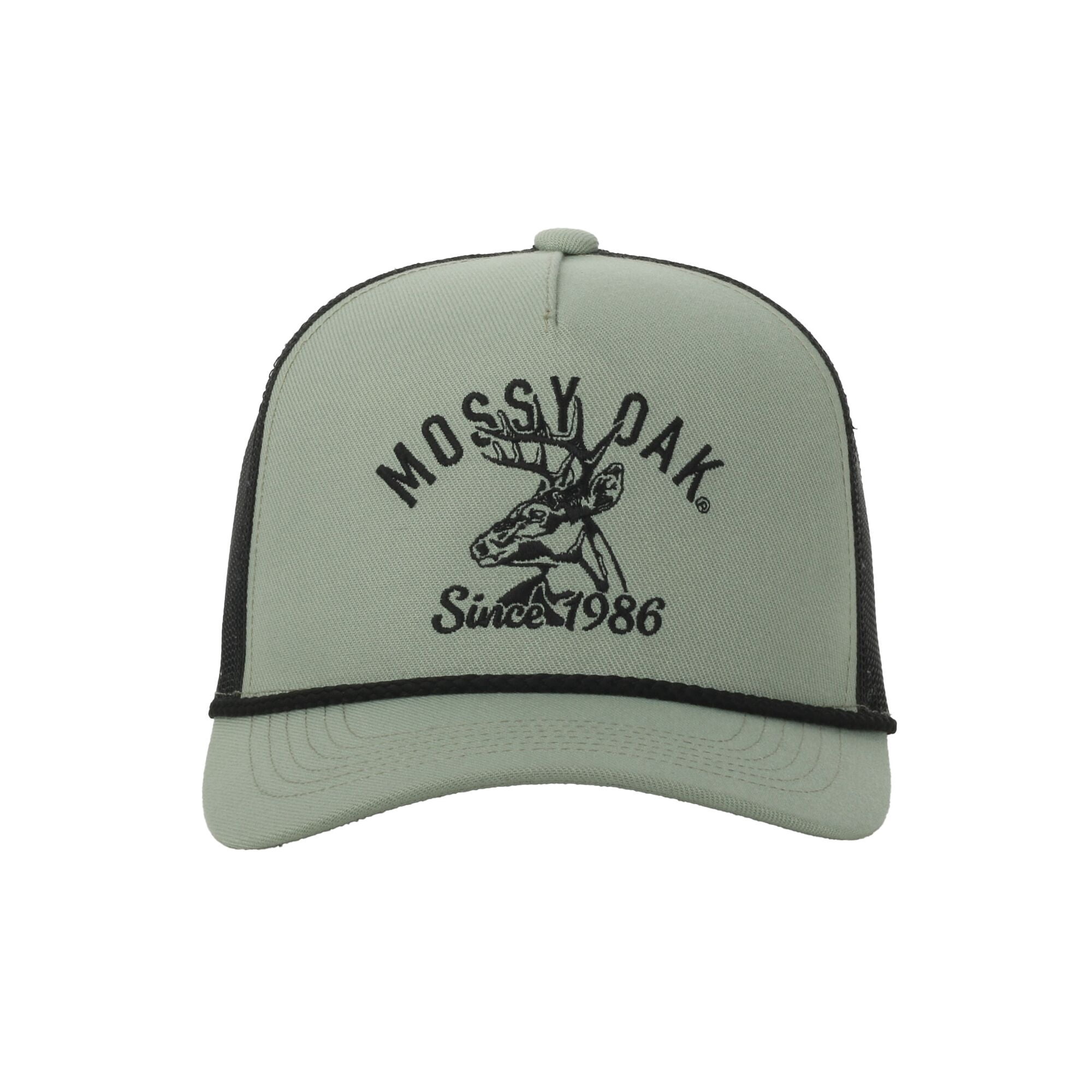 Mossy Oak® Pistachio 5-Panel Cap – Structured Mesh Back