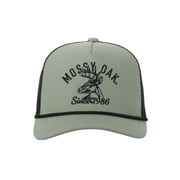 Mossy Oak  Pistachio 5-Panel Cap   Structured Mesh Back, Embroidered Logo, One Size