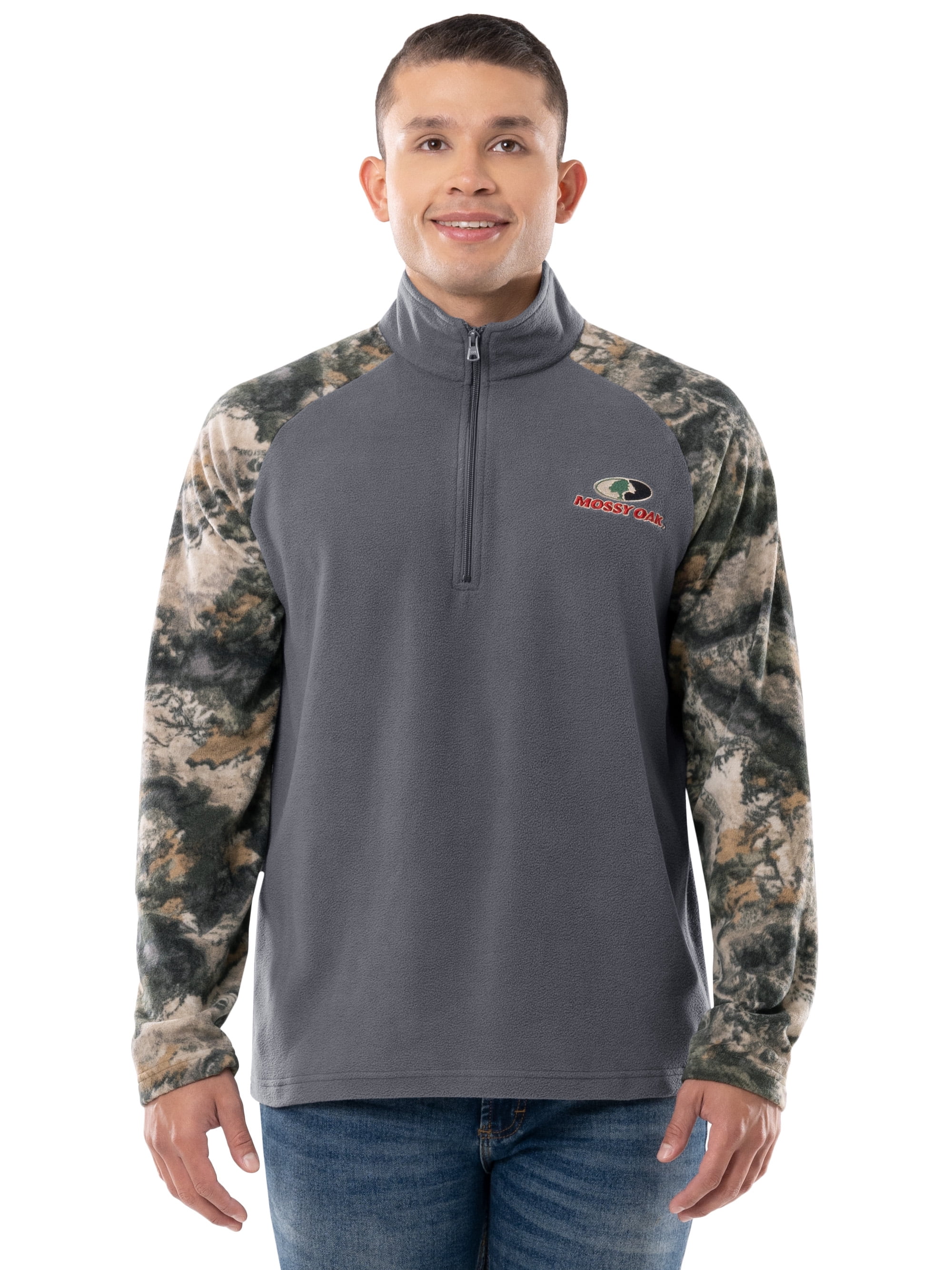 T-shirt De Pêche Technique Mossy Oak Manches Longues - XL - Steelhead