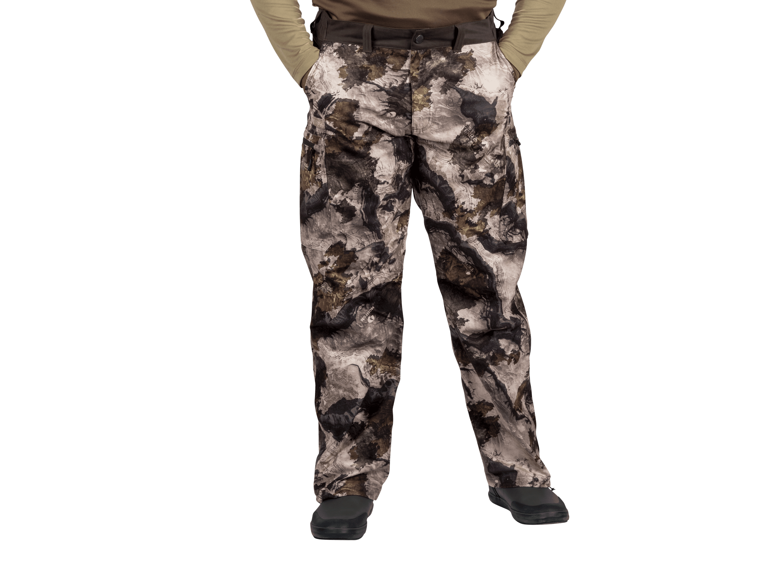 Mossy Oak Men's Scent Control Pant, Mossy Oak Terra Gilla, Size Medium