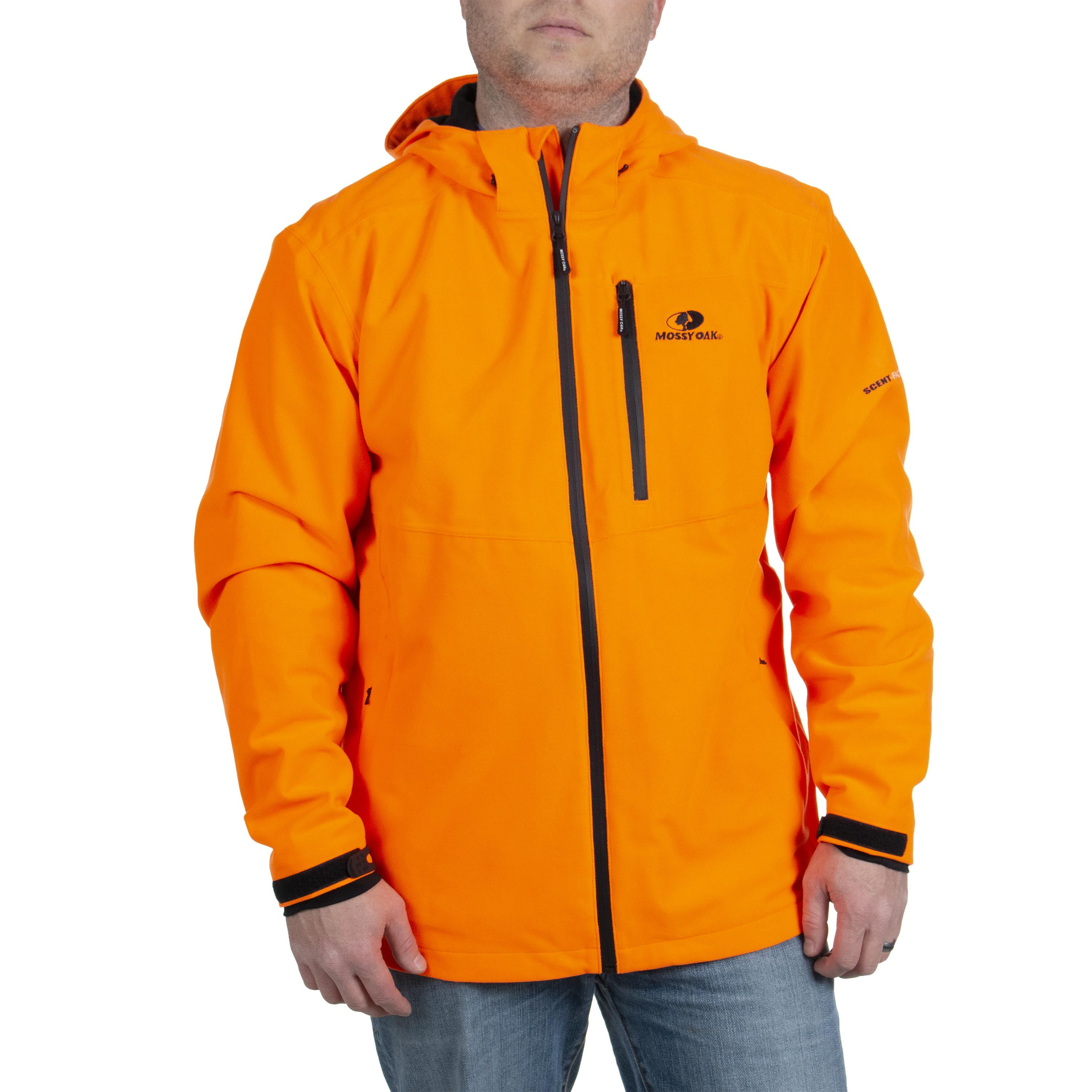 Mossy Oak Men's Scent Factor Hunting Jacket, Mossy Oak Blaze, Size Small