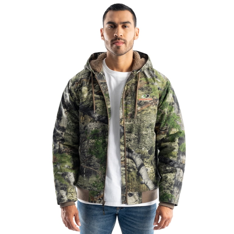 Mossy Oak Sherpa Lined Bomber Jacket - Hunting Jacket - Walmart.com