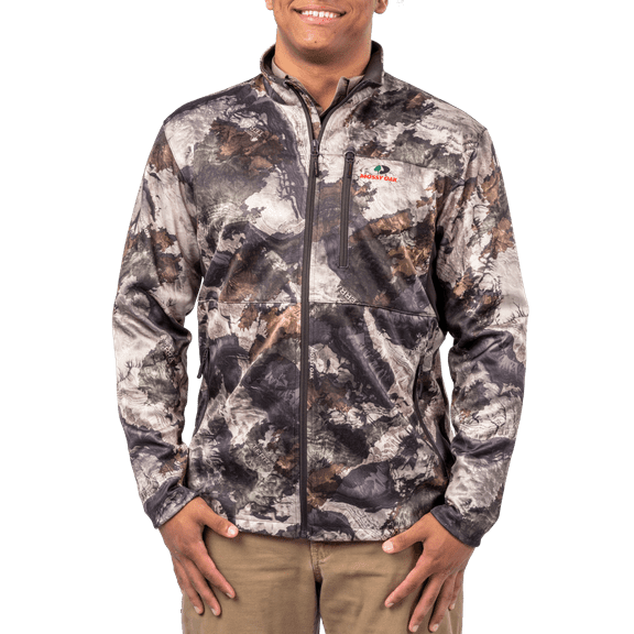 Mossy Oak Men's Tech-Shell Hunting Jacket, Mossy Oak Elements Terra Gila, Size 2X-Large
