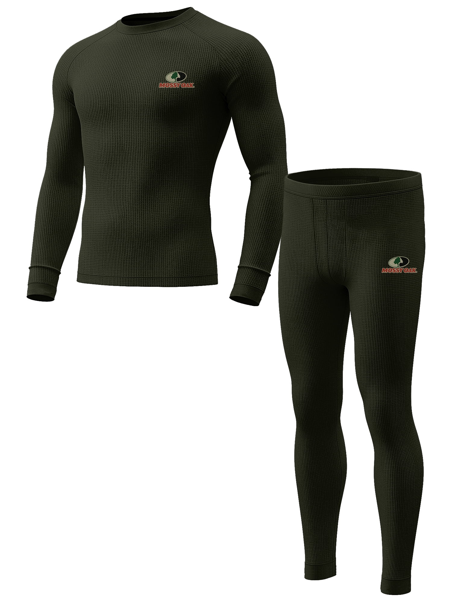 Mossy Oak Mens Thermal Underwear Set Insulated Shirt & Long Johns