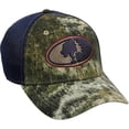 thumbnail image 1 of Mossy Oak Mesh Back Americana Camo Cap, Mossy Oak Mountain Country Range Camo/Navy, Flexible Fitted, 1 of 1