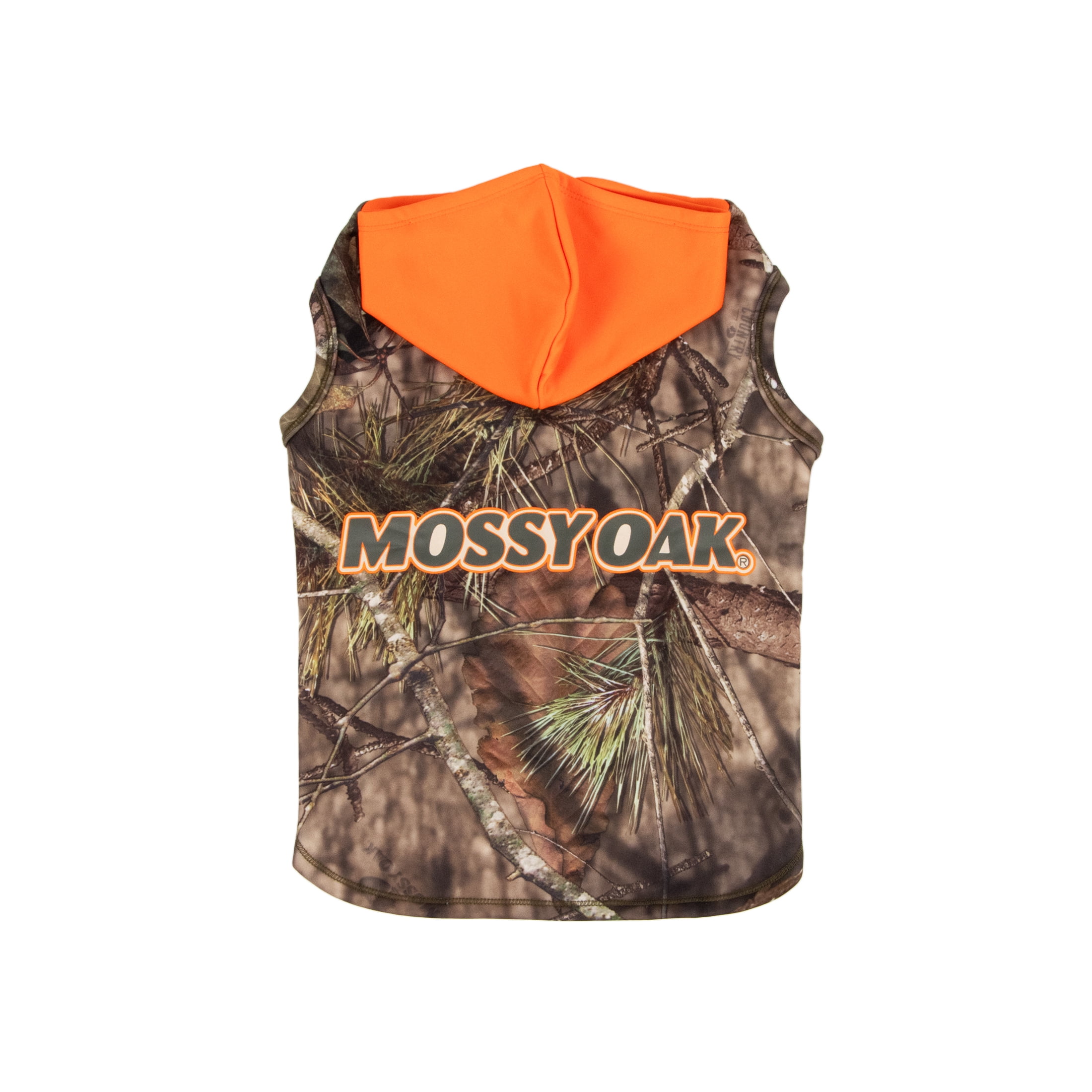 Mossy Oak Fall Dog Hoodie, Camo Sherpa, Green, Medium