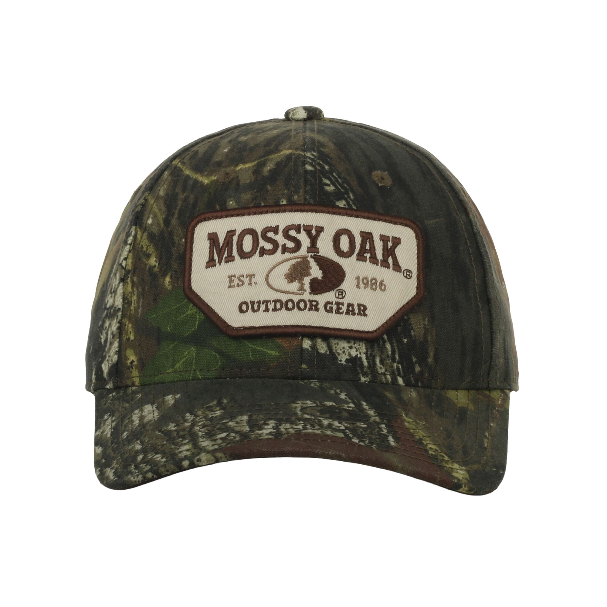 Mossy Oak® New Break-Up Camo Hunting Cap – Full Fabric, Scout Patch, Snapback, One Size
