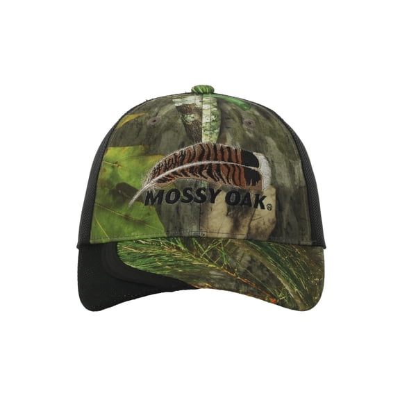 Mossy Oak® Obsession Camo Turkey Hunting Cap – Structured Mesh Back, Embroidered, One Size