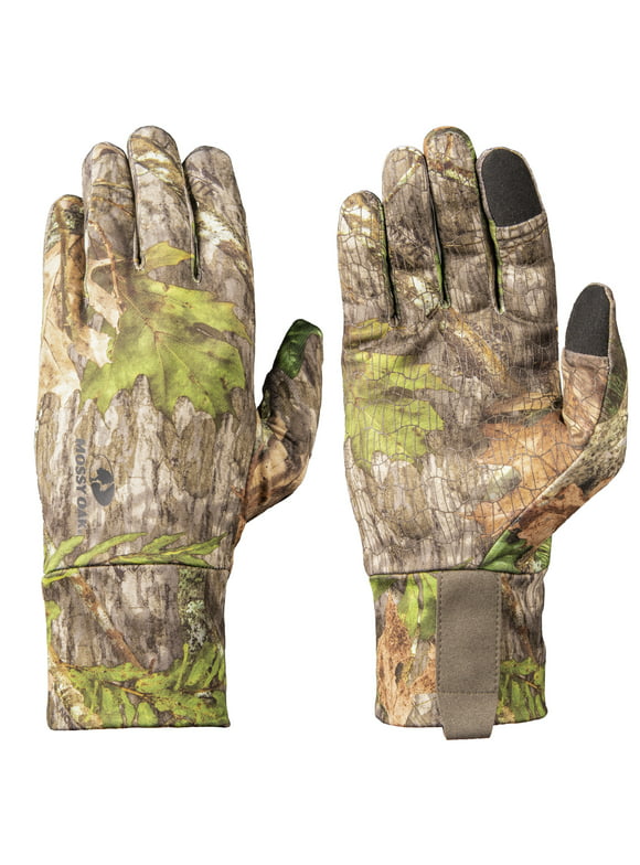 Mossy Oak Obsession Men's Lightweight Turkey Hunting Touchscreen Gloves