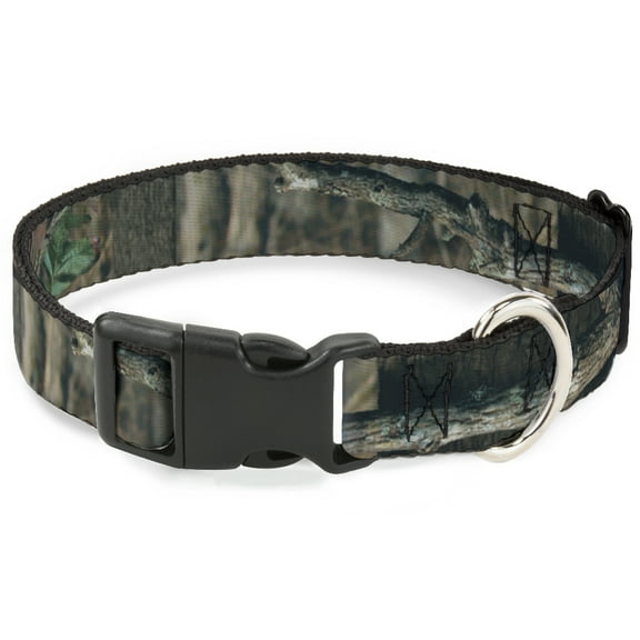 Mossy Oak Pet Collar, Dog Collar Plastic Buckle, Mossy Oak Break Up Infinity, 8.5 to 12 Inches 0.5 Inch Wide