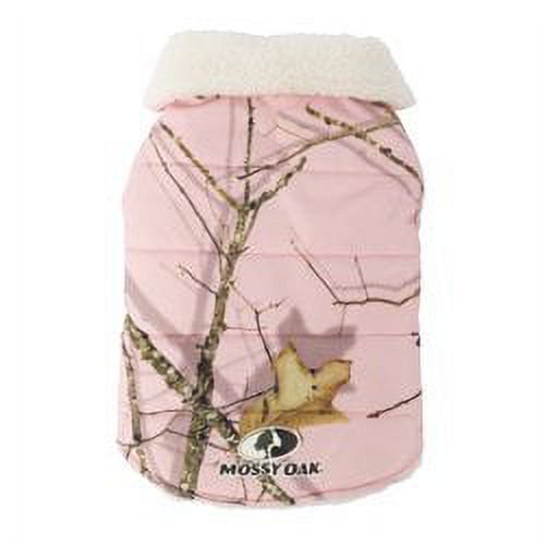 Mossy Oak Pink Camo Dog Jacket, Large