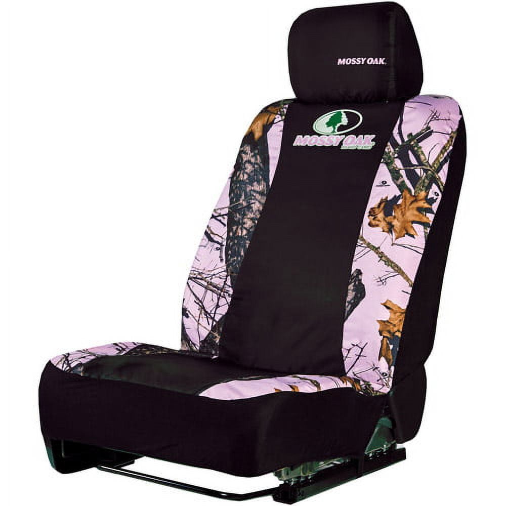mossy oak pink camouflage low back bucket seat cover 846571166284 Walmart