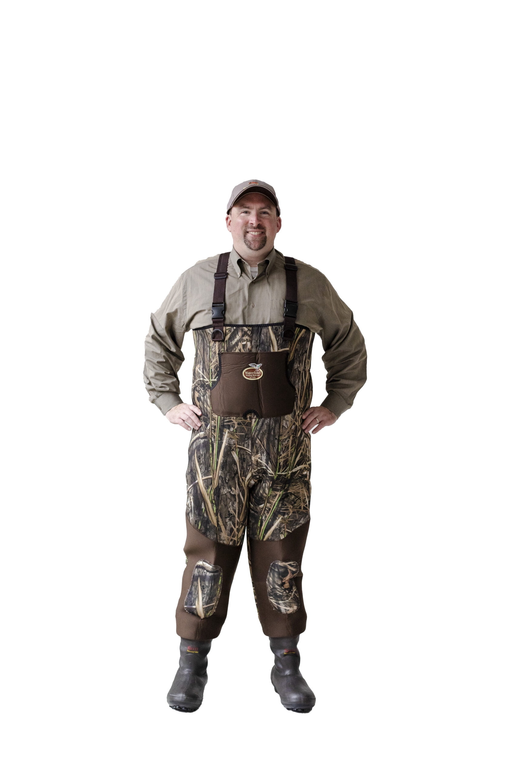 *NIB*Mossy Oak Men\'s Shadow Grass Habitat Camo Waterfowl Bootfoot Wader Size‎ 11 2S Wader | Mossy Oak Shadow Grass | Chêne Gear® main image 3