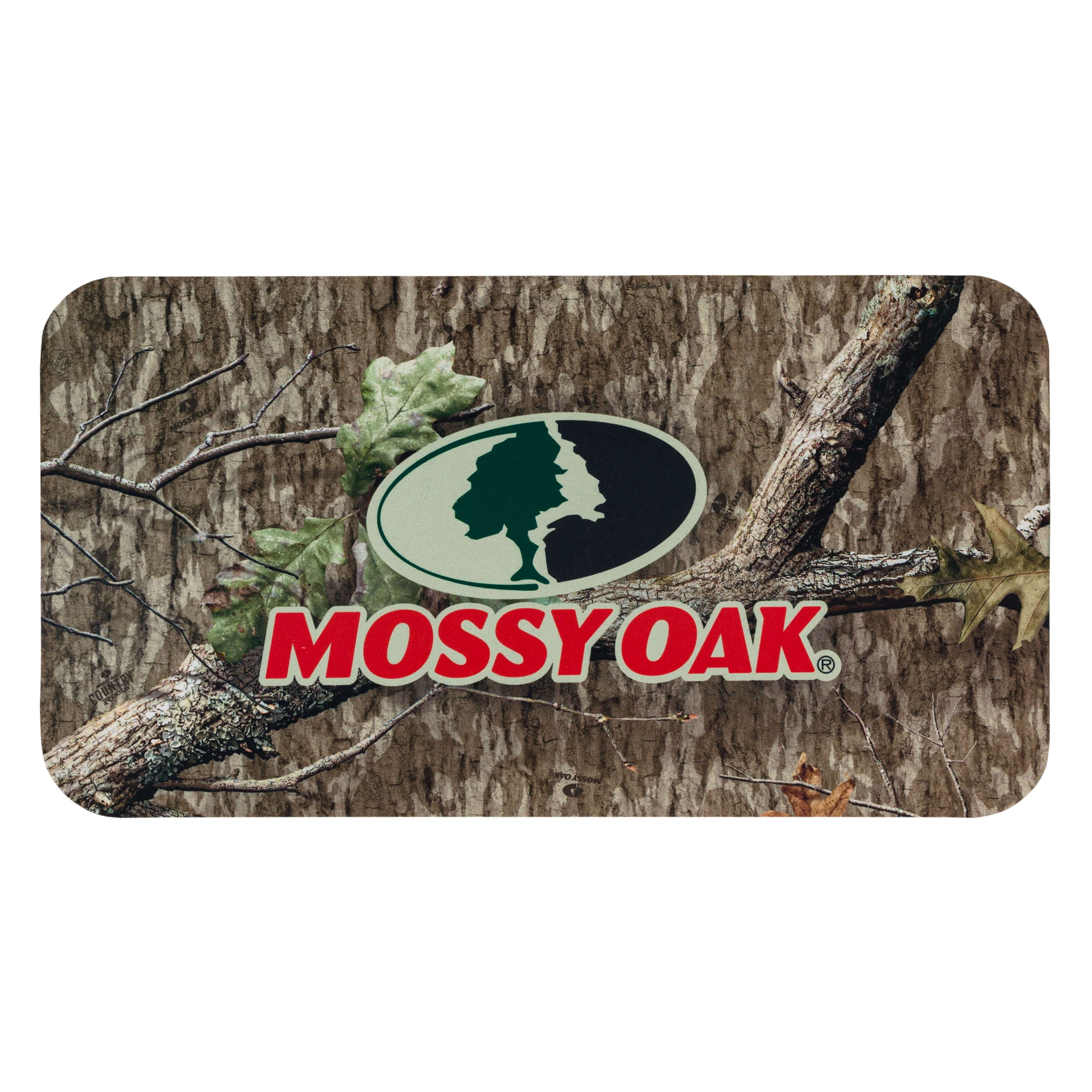 Mossy Oak Shadow Grass Habitat Indoor Outdoor Durable All-Weather Non-Slip Door Mat, Brown, 13.4" x 25.6"