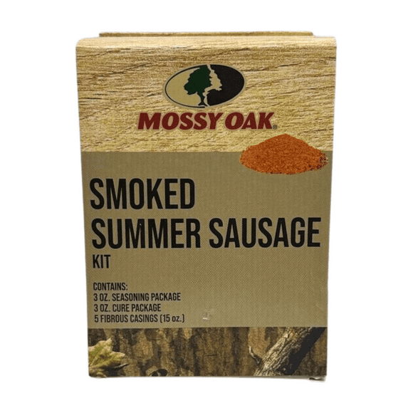 Mossy Oak Smoked Summer Sausage Kit, Seasons up to 15lb