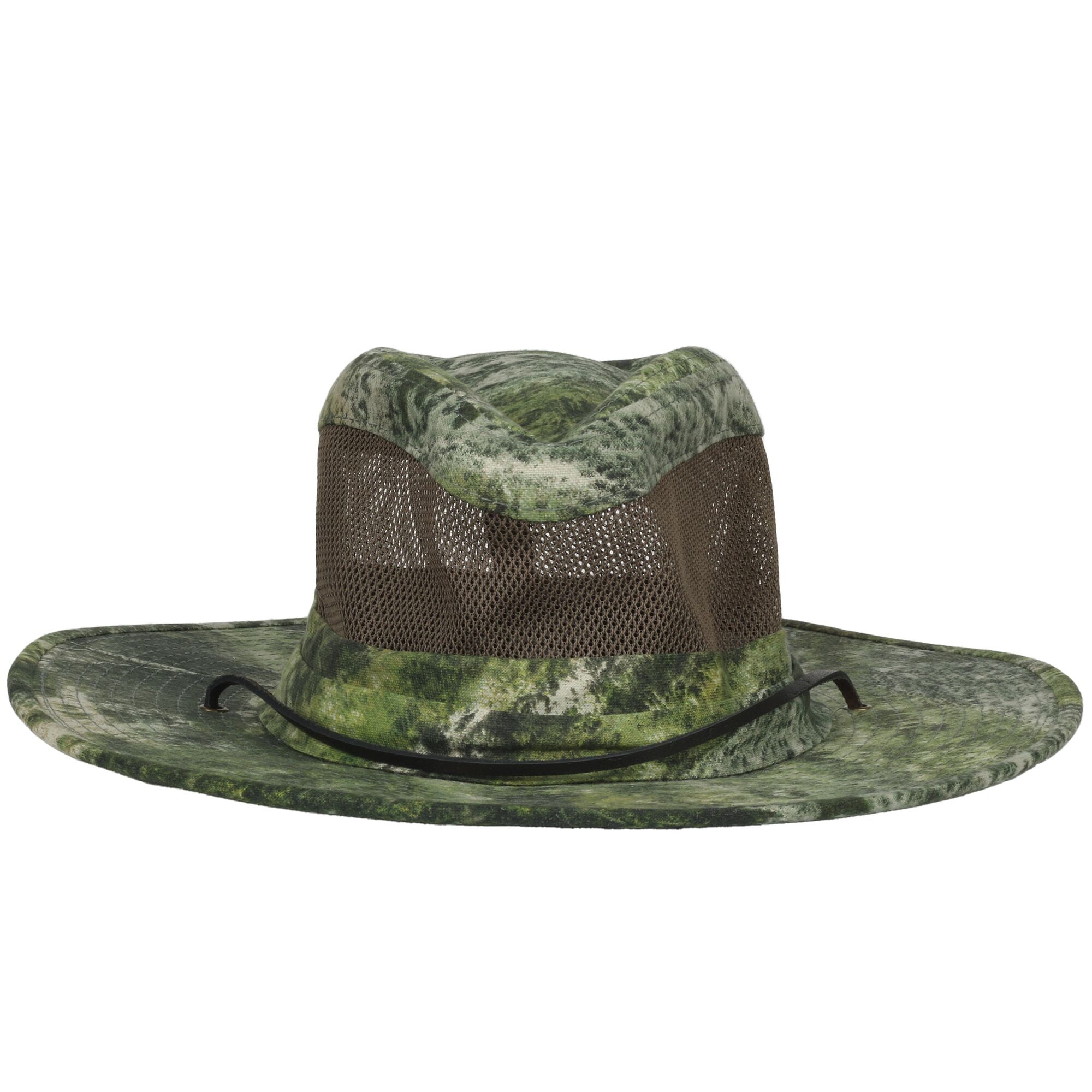 Mossy Oak Structured Lightweight Fabric Safari Hat, Mountain Country Range,  Adult, Men's