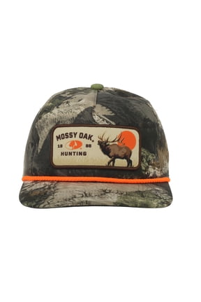 Terra Gila Elk Hunting Patch Cap Unstructured Flat Bill Snapback, One Size