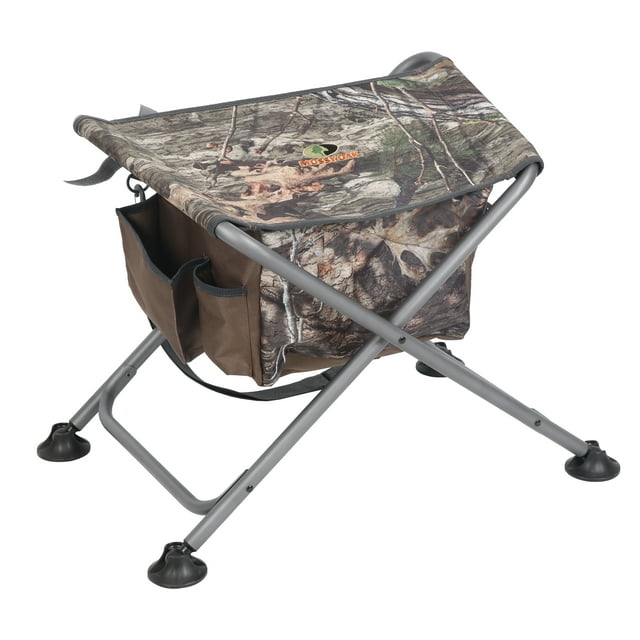 Mossy Oak XL Camouflage Hunting Dove Stool with Angled Seat, Unisex