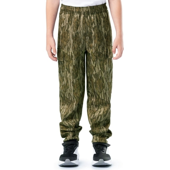 Mossy Oak Youth Cargo Jogger Pants, Sizes XS-XL