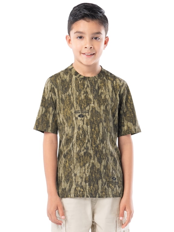 Youth Hunting Camo Short Sleeve T-Shirt Sizes XS-XL