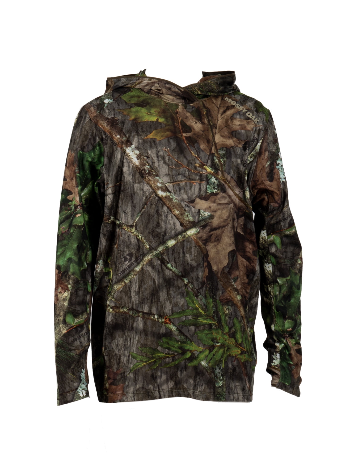 Mossy Oak Youth Long Sleeve Performance Hunting Hoodie, XS-XL