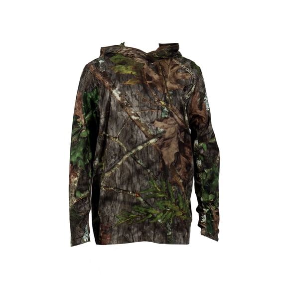 Mossy Oak Youth Long Sleeve Performance Hunting Hoodie, XS-XL