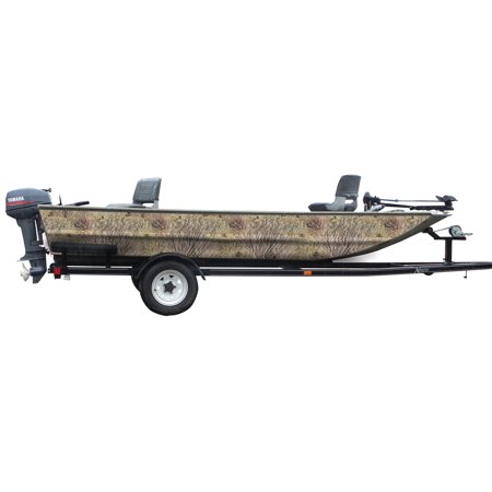 Mossy Oak® Camo Boat Sides Wrap - 14' Boat - Brush®