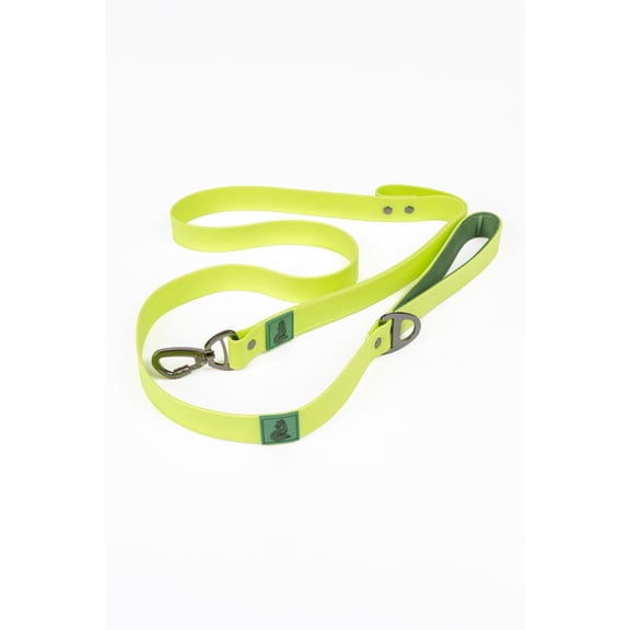 Aria the Fox Mossy Pine 6 FT Waterproof Leash, Green, Chartreuse