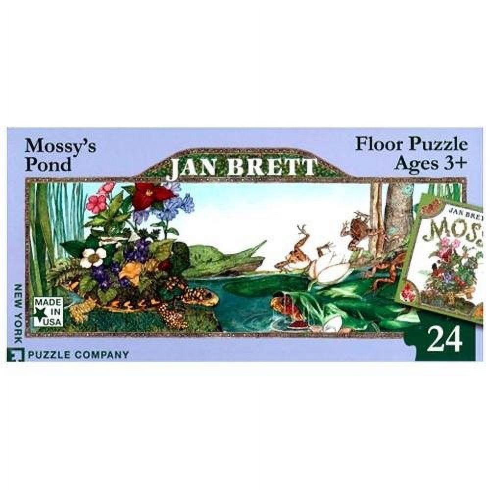 Mossy #39 s Pond Jan Brett Panoramic 24 Piece Floor Puzzle Walmart com Mossy #39 s Pond Jan Brett Panoramic 24 Piece Floor Puzzle Walmart com
