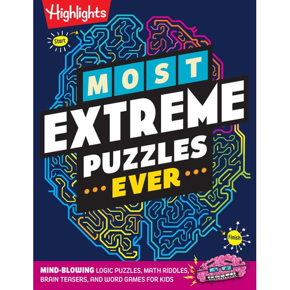 Most Extreme Puzzles Ever: Challenging Logic Puzzles, Math Riddles, Brain Teasers, and Word Games for Kids, (Paperback)