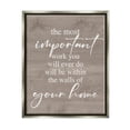 thumbnail image 1 of Most Important Work You'll Ever Do Phrase Inspirational Graphic Art Luster Gray Framed Art Print Wall Art, 1 of 6