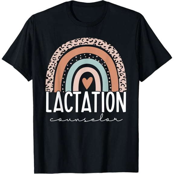 Lactation Counselor IBCLC Breastfeeding Birthday Specialist T-ShirtMen and women, White Black T-shirt, size: Extra large S-4XL