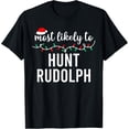 thumbnail image 1 of Most Likely To Christmas Shirt Matching Family Pajamas Funny T-Shirt, 1 of 3