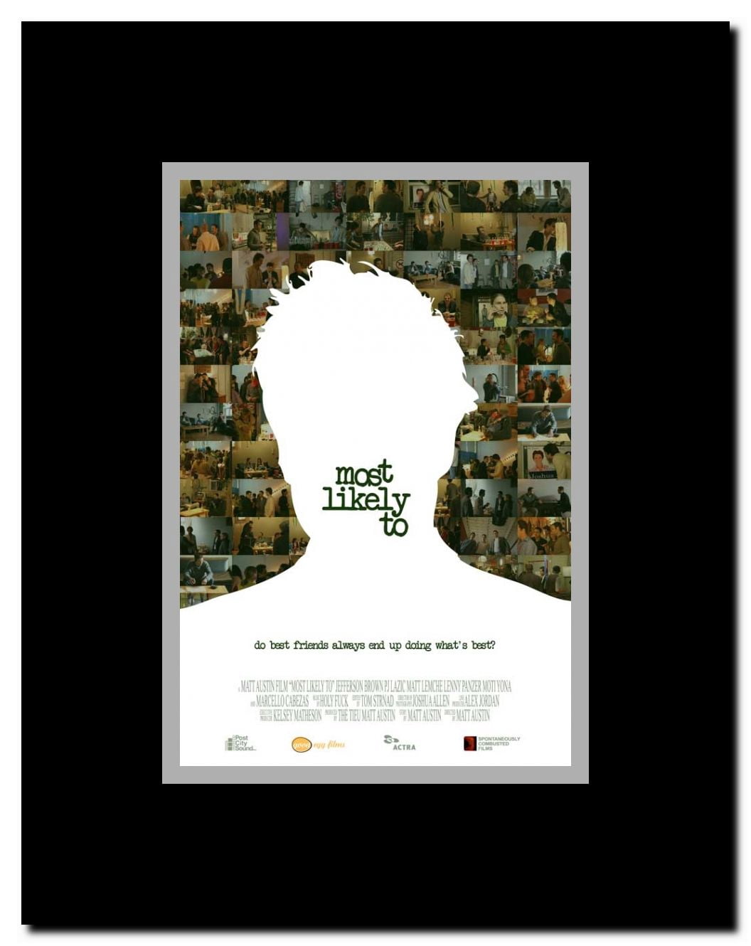 Most Likely To Framed Movie Poster