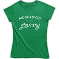 thumbnail image 1 of Most Loved Grammy Sweet Grandma Mother's Day Women's Tee Shirt, 1 of 4