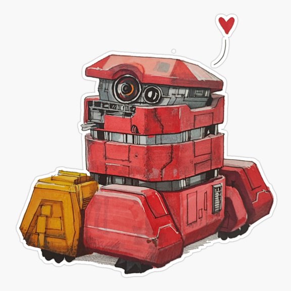 Most Loving Robot In The Sticker