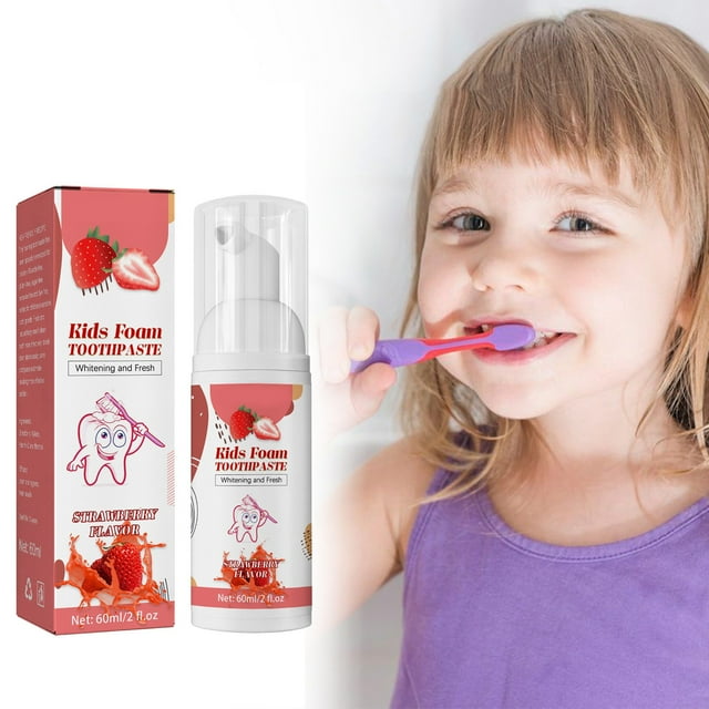 Most Popular Children's Foam Toothpaste Tooth Cleaning Decay Fruit