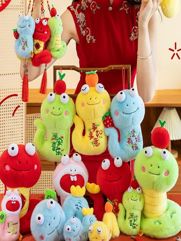 Most Popular Snake Plush 2025 Spring Festival Decorations Chinese Lunar